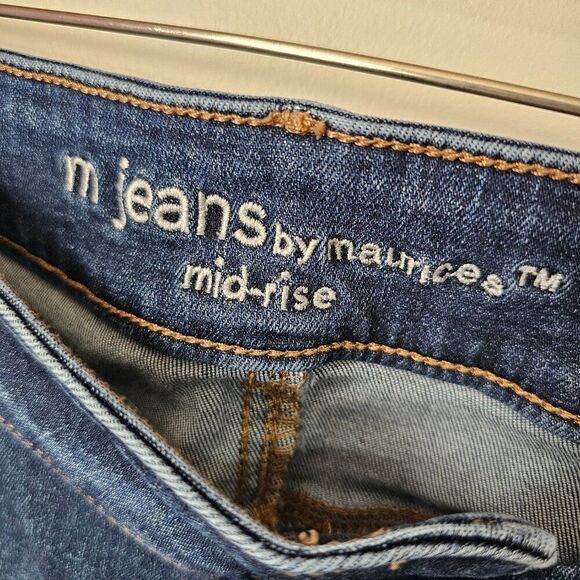 EUC M JEANS BY MAURICES MID RISE STRETCH JEANS SIZE XL 12-14 - Picture 10 of 15